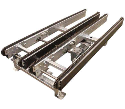 Pallet chain conveyors