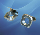 Vierkant moer met fixering (fixmoer) t.b.v. M8 T-gleuf