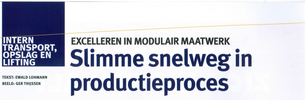 BCK Holland in een artikel van Metaal & Techniek - april 2016