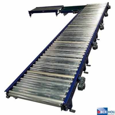 257104 Pallet rollenbaan met kettingrollenbaan