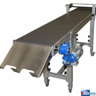 245282 Bandtransporteur type N60 D10 met RVS glijplaat