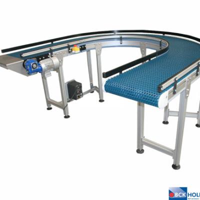 245451 Mattop transporteur type C83 met een bocht van 180 graden