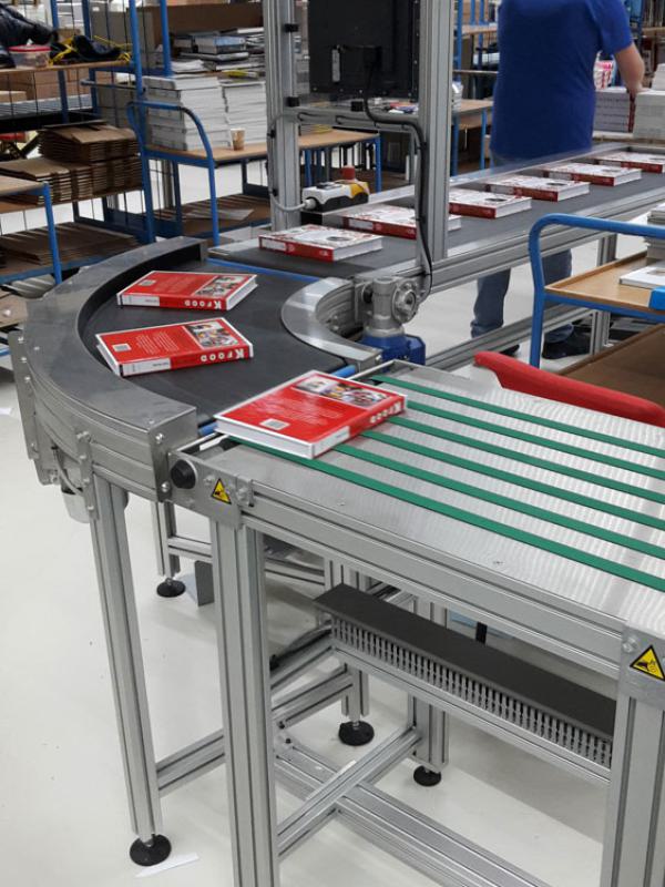 Belt conveyors in the printing industry