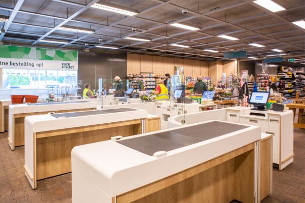 Checkout belts with a belt from BCK Holland