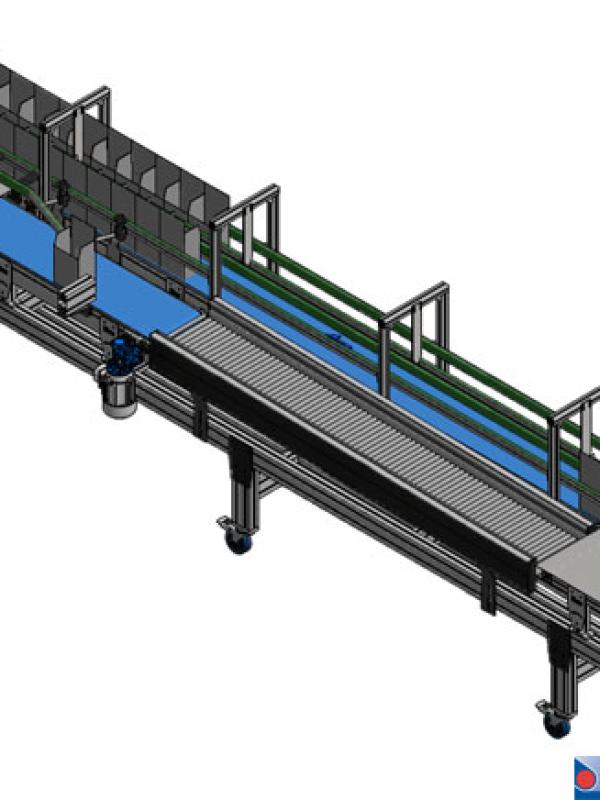 28. Mobile packing station with turning cam