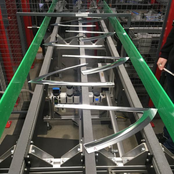Timing belt conveyor in automotive industry