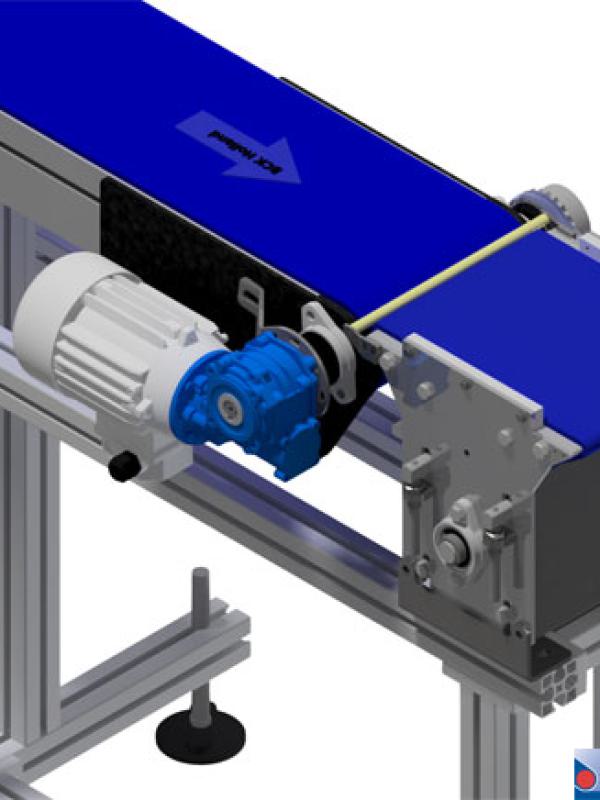 Transition module with micropitch belt