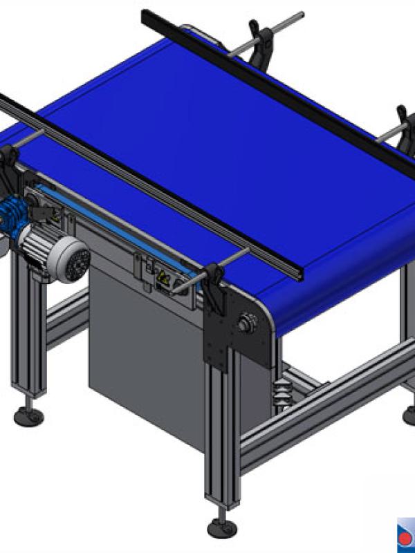 22. Turning boxes with a Rollertop mattop conveyor